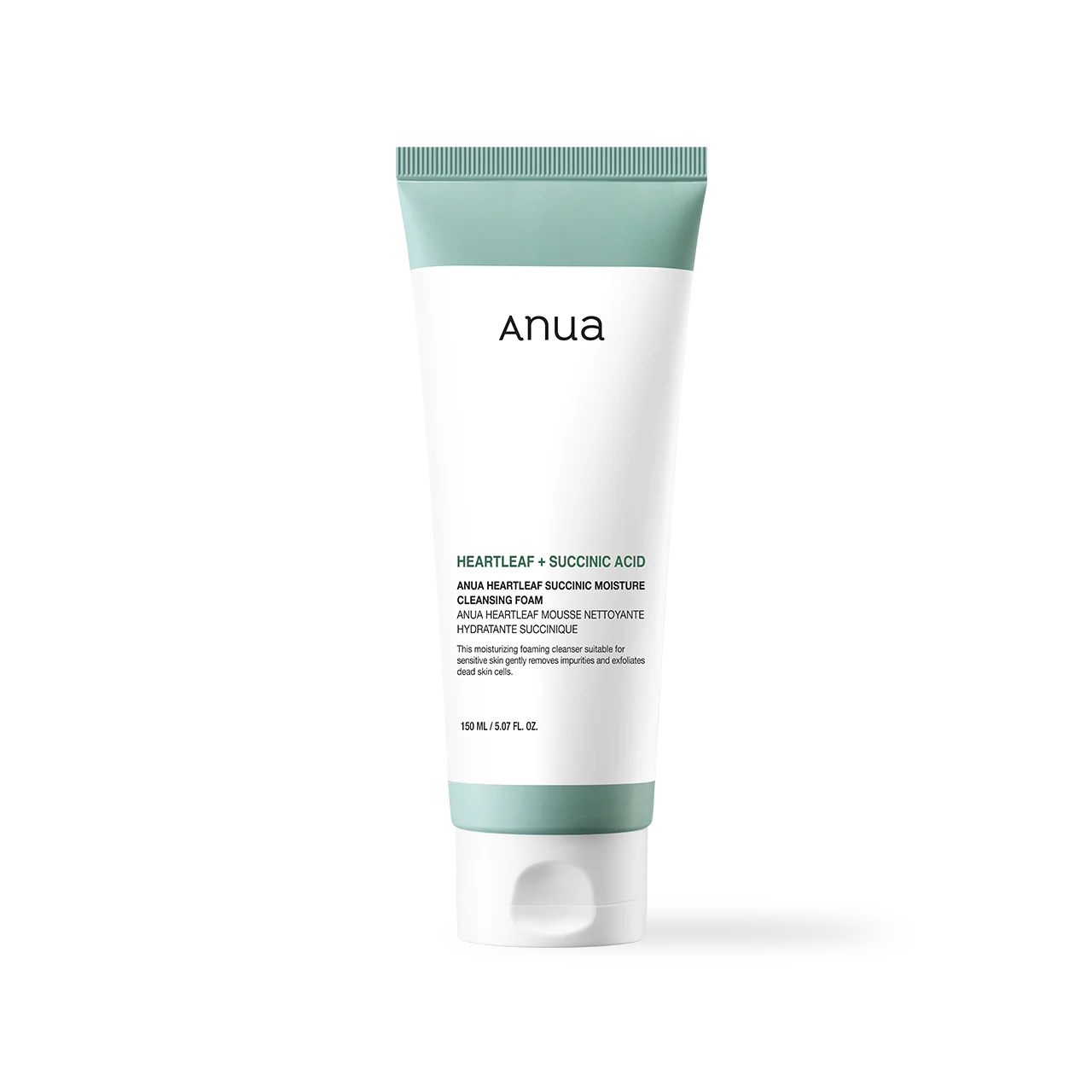 ANUA - HEARTLEAF SUCCINIC MOISTURE CLEANSING FOAM 150ML